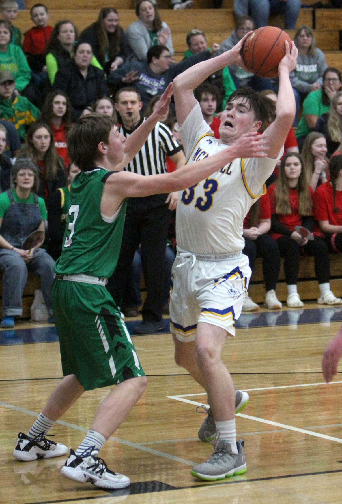 Prairie Farm at McDonell boys basketball 3-1-22